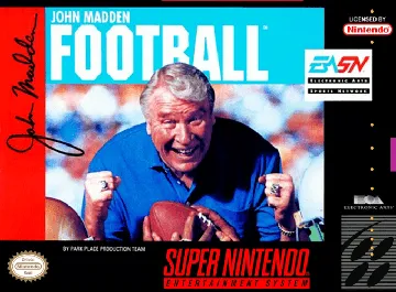 John Madden Football (USA) box cover front